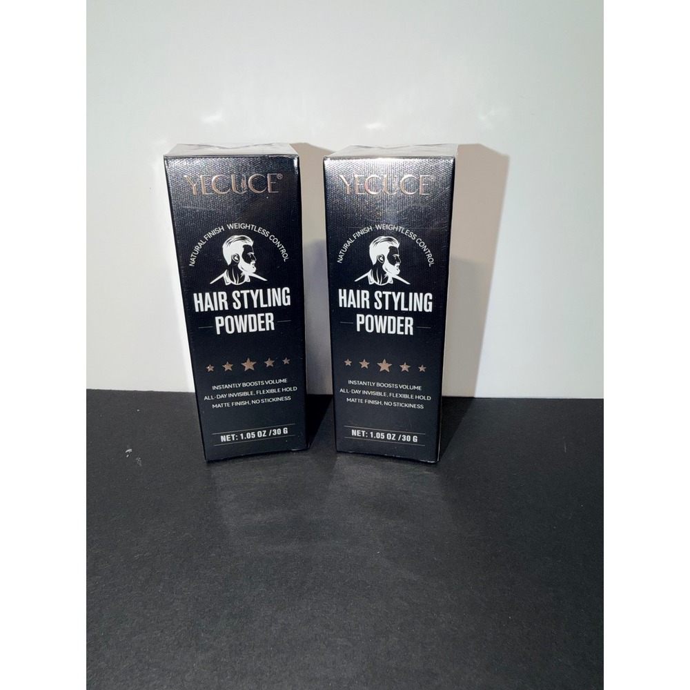 YECUCE Hair Styling Powder 2 Pack 1.05oz Volumizing Matte Finish Weightless Hold